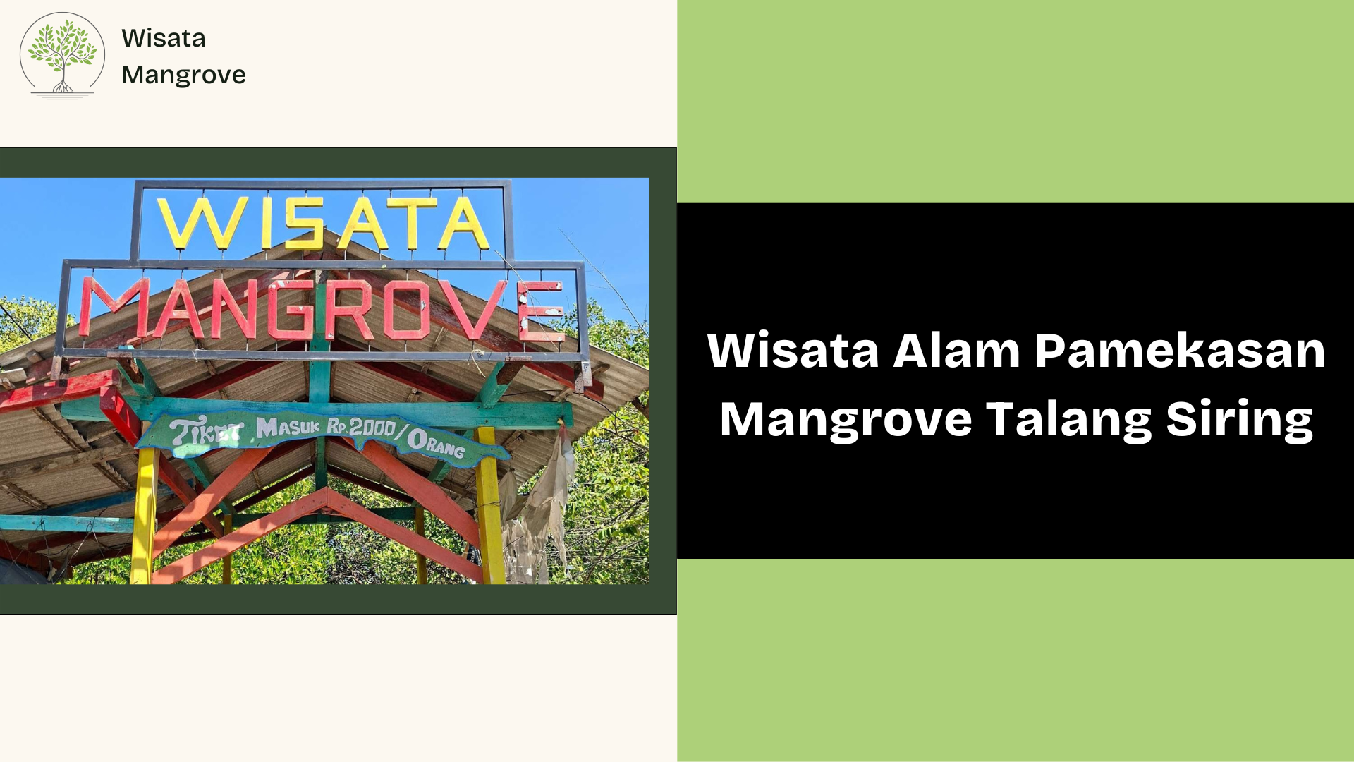 Wisata Mangrove - Foto 1