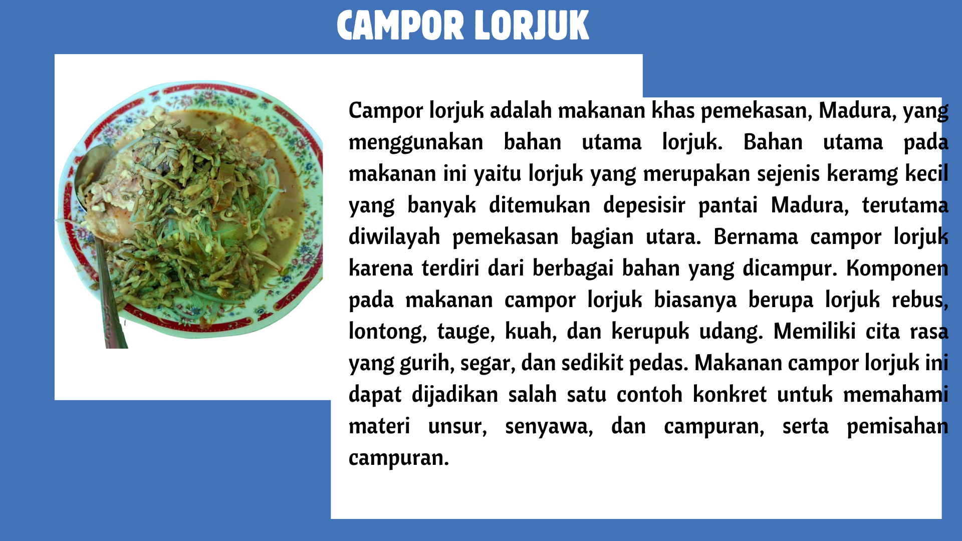 Kuliner Campur Lorjuk - Foto 2